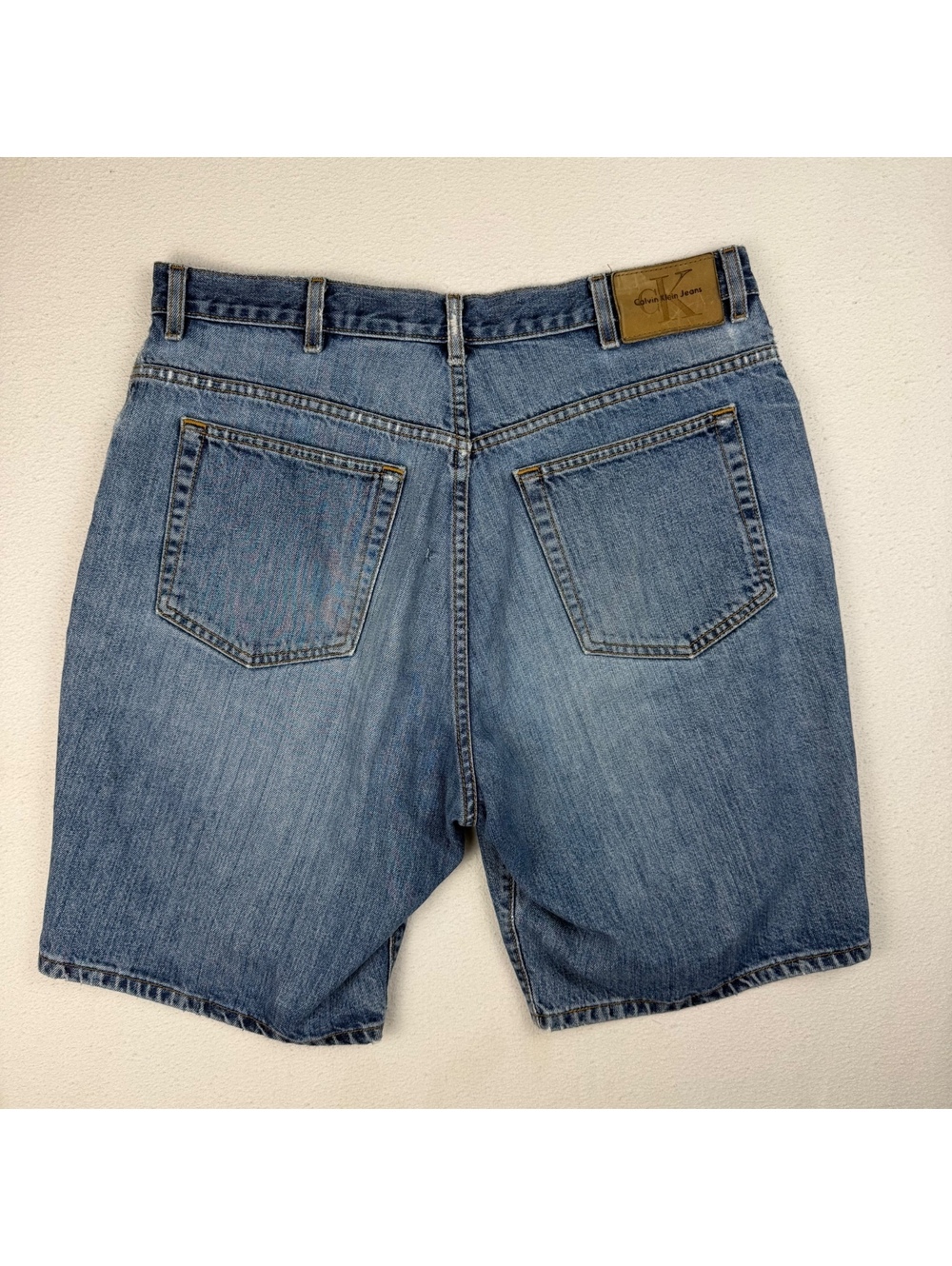 Vintage Calvin Klein Blue Jorts Men's 36